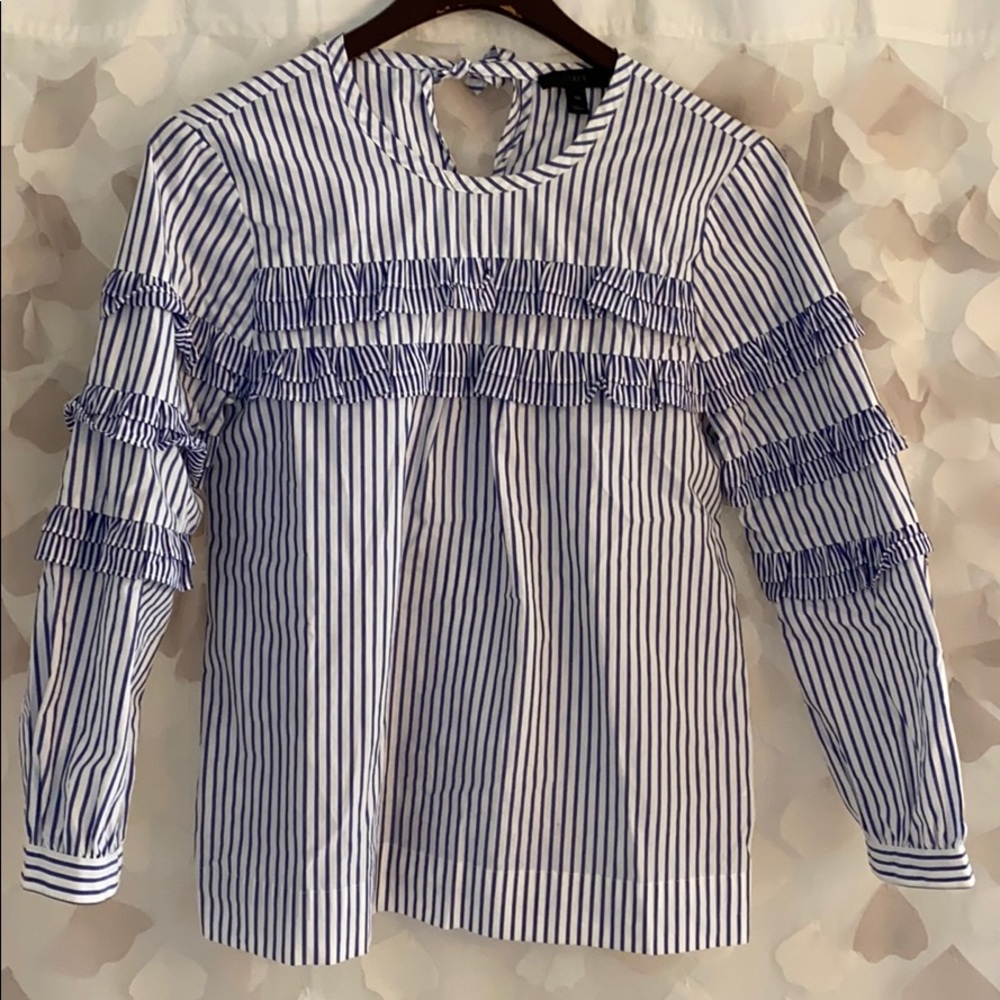 J.Crew Ruffled Blouse